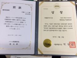 2017年11月27日　韓国　ソウルプリンティングアワード2017　優秀特別賞　ソウル市長賞受賞